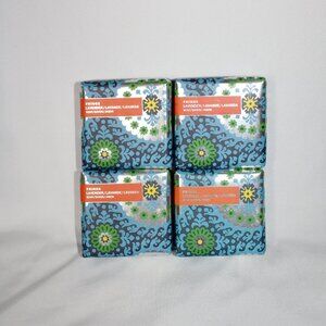 Fringe Studio Lavender Scented Square Decorative Bath Bar Soap - Lot of 4